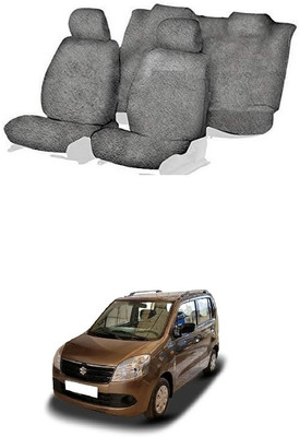 Autohug Cotton Car Seat Cover For Maruti Wagon R 1.0(All Detachable Headrest, Split Back Seat, Without Back Seat Arm Rest, 5 Seater, 2 Back Seat Head Rests)