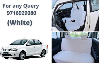 Atist Cotton Car Seat Cover For Toyota Etios(5 Seater)