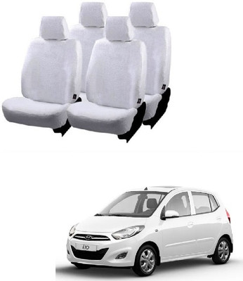 Autohug Cotton Car Seat Cover For Hyundai i10(Fixed Head Rest, Mono Back Seat, Without Back Seat Arm Rest, 5 Seater, 2 Back Seat Head Rests)