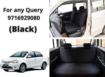 Atist Cotton Car Seat Cover For Toyota Etios(5 Seater)