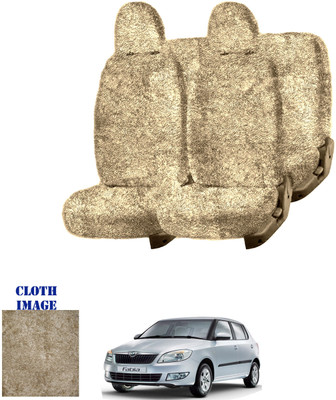 REPLEY Cotton Car Seat Cover For Ford Fabia Scout(Front Detachable Headrest, Without Back Seat Arm Rest, 5 Seater, 2 Back Seat Head Rests)