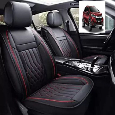 autodesign PU Leather Car Seat Cover For Honda WRV(Front Detachable Headrest, Mono Back Seat, Without Back Seat Arm Rest, 5 Seater)