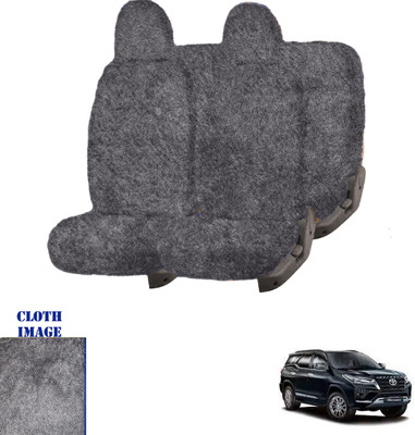 REPLEY Cotton Car Seat Cover For Toyota Fortuner(Front Detachable Headrest, Without Back Seat Arm Rest, 7 Seater, 2 Back Seat Head Rests)