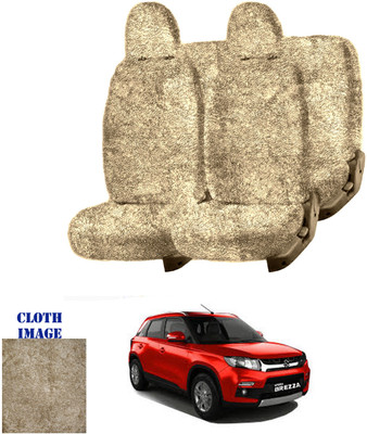 REPLEY Cotton Car Seat Cover For Maruti Vitara Brezza(Front Detachable Headrest, Without Back Seat Arm Rest, 5 Seater, 2 Back Seat Head Rests)