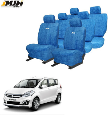 JMJW & SONS Cotton Car Seat Cover For Maruti Ertiga(All Detachable Headrest, Split Back Seat, With Back Seat Arm Rest, 7 Seater, 2 Back Seat Head Rests)