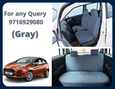 Chiefride Cotton Car Seat Cover For Ford Fiesta(All Detachable Headrest, With Back Seat Arm Rest, 5 Seater, 2 Back Seat Head Rests)