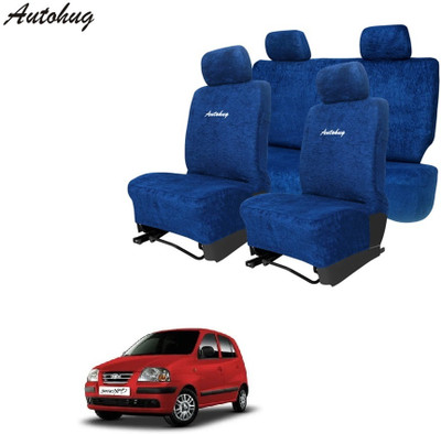 Autohug Cotton Car Seat Cover For Hyundai Santro Xing(Front Detachable Headrest, Mono Back Seat, Without Back Seat Arm Rest, 5 Seater, 2 Back Seat Head Rests)