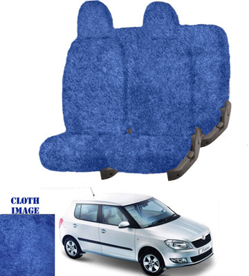REPLEY Cotton Car Seat Cover For Ford Fabia(Front Detachable Headrest, Without Back Seat Arm Rest, 5 Seater, 2 Back Seat Head Rests)