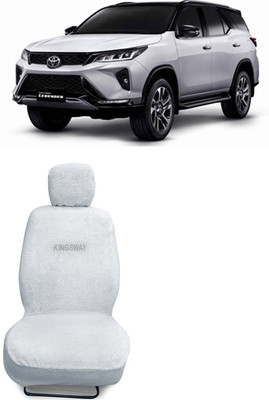 Kingsway Cotton Car Seat Cover For Toyota Fortuner(Fixed Head Rest, 5 Seater)
