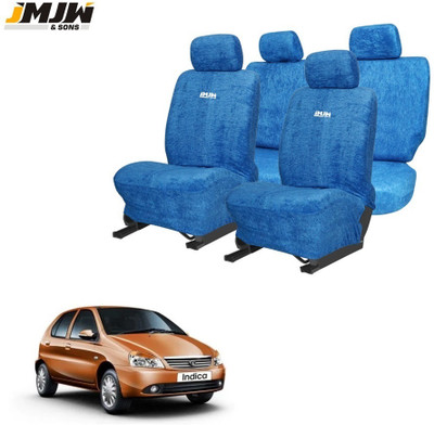 JMJW & SONS Cotton Car Seat Cover For Tata Indica(Front Detachable Headrest, Mono Back Seat, Without Back Seat Arm Rest, 5 Seater)