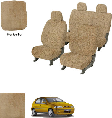 Crokrok Fabric Car Seat Cover For Fiat Palio D(Front Detachable Headrest, Mono Back Seat, With Back Seat Arm Rest, 5 Seater, 2 Back Seat Head Rests)
