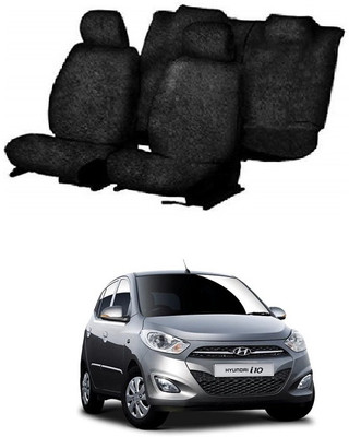 Autohug Cotton Car Seat Cover For Hyundai i10(All Detachable Headrest, Mono Back Seat, Without Back Seat Arm Rest, 5 Seater, 2 Back Seat Head Rests)