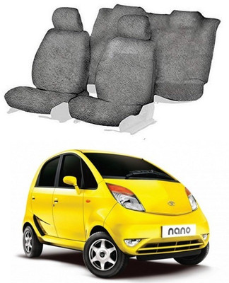 GSE Cotton Car Seat Cover For Tata Nano(Fixed Head Rest, Mono Back Seat, Without Back Seat Arm Rest, 5 Seater)
