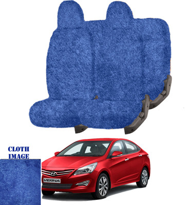REPLEY Cotton Car Seat Cover For Hyundai Verna Fluidic(Front Detachable Headrest, Without Back Seat Arm Rest, 5 Seater, 2 Back Seat Head Rests)