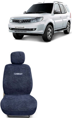 Kingsway Cotton Car Seat Cover For Tata Safari Storme(Fixed Head Rest, 5 Seater)