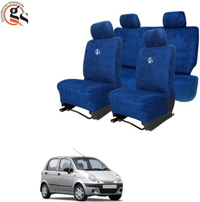 GSE Cotton Car Seat Cover For Daewoo Matiz(All Detachable Headrest, Mono Back Seat, Without Back Seat Arm Rest, 5 Seater, 2 Back Seat Head Rests)