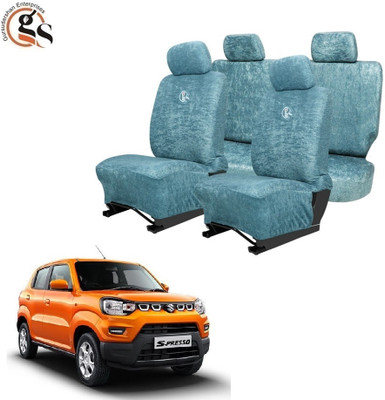 GSE Cotton Car Seat Cover For Maruti S-Presso(Fixed Head Rest, Mono Back Seat, Without Back Seat Arm Rest, 5 Seater)