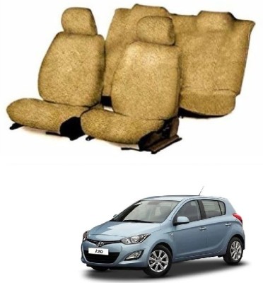 Autohug Cotton Car Seat Cover For Hyundai i20(Front Detachable Headrest, Mono Back Seat, Without Back Seat Arm Rest, 5 Seater, 2 Back Seat Head Rests)