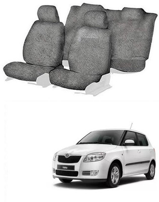 Autohug Cotton Car Seat Cover For Skoda Fabia(All Detachable Headrest, Mono Back Seat, Without Back Seat Arm Rest, 5 Seater, 2 Back Seat Head Rests)