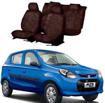 GSE Cotton Car Seat Cover For Maruti Alto 800(Fixed Head Rest, Mono Back Seat, Without Back Seat Arm Rest, 5 Seater)