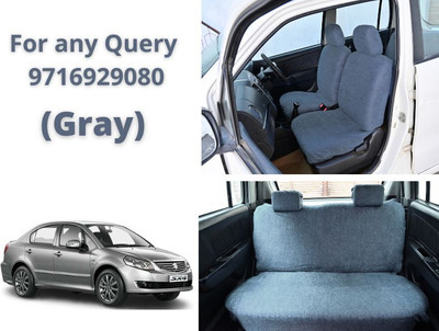 Chiefride Cotton Car Seat Cover For Maruti SX4(All Detachable Headrest, With Back Seat Arm Rest, 5 Seater, 2 Back Seat Head Rests)