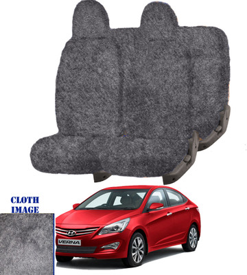 REPLEY Cotton Car Seat Cover For Hyundai Verna Fluidic(Front Detachable Headrest, Without Back Seat Arm Rest, 5 Seater, 2 Back Seat Head Rests)