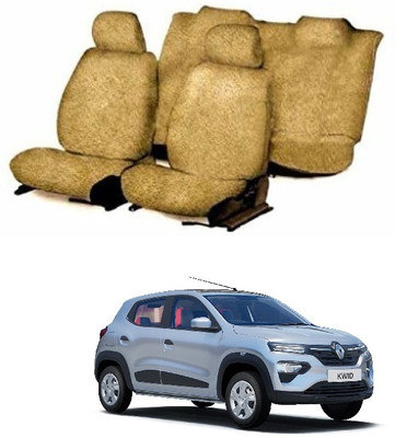 Autohug Cotton Car Seat Cover For Renault Kwid(Fixed Head Rest, Mono Back Seat, Without Back Seat Arm Rest, 5 Seater, 2 Back Seat Head Rests)