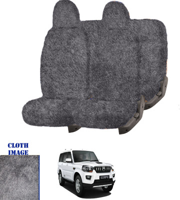 REPLEY Cotton Car Seat Cover For Mahindra Scorpio 8S(Front Detachable Headrest, Without Back Seat Arm Rest, 8 Seater, 2 Back Seat Head Rests)