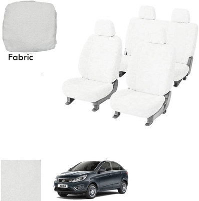 Crokrok Fabric Car Seat Cover For Tata Zest(Front Detachable Headrest, Mono Back Seat, With Back Seat Arm Rest, 5 Seater, 2 Back Seat Head Rests)