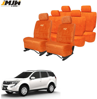 JMJW & SONS Cotton Car Seat Cover For Mahindra XUV 500(All Detachable Headrest, Split Back Seat, With Back Seat Arm Rest, 7 Seater, 2 Back Seat Head Rests)