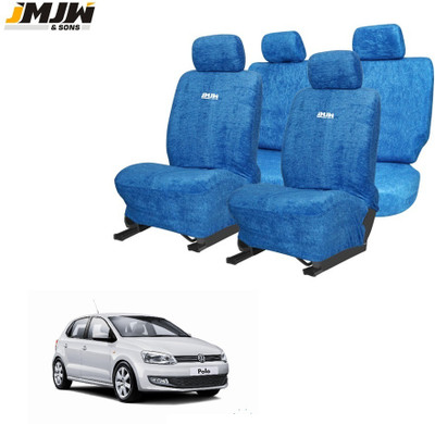 JMJW & SONS Cotton Car Seat Cover For Volkswagen Polo(All Detachable Headrest, Mono Back Seat, Without Back Seat Arm Rest, 5 Seater, 2 Back Seat Head Rests)