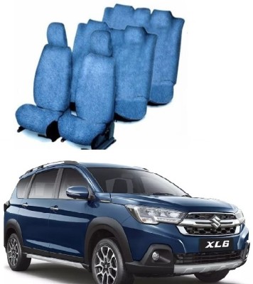 Autohug Cotton Car Seat Cover For Maruti XL6(All Detachable Headrest, Split Back Seat, Without Back Seat Arm Rest, 7 Seater, 2 Back Seat Head Rests)