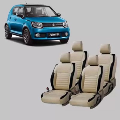 autodesign PU Leather Car Seat Cover For Maruti Ignis(Front Detachable Headrest, Mono Back Seat, Without Back Seat Arm Rest, 5 Seater, 2 Back Seat Head Rests)