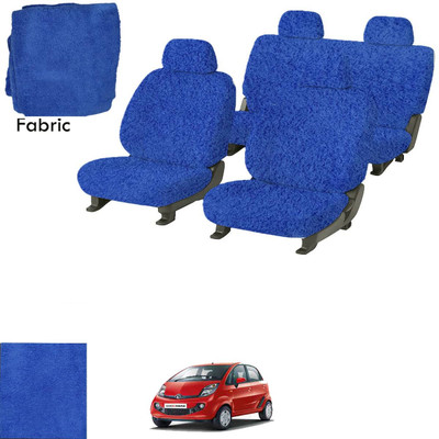 Crokrok Fabric Car Seat Cover For Tata Nano Genx(Front Detachable Headrest, Mono Back Seat, With Back Seat Arm Rest, 5 Seater, 2 Back Seat Head Rests)