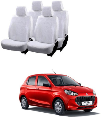 Autohug Cotton Car Seat Cover For Maruti Alto K10(Fixed Head Rest, Mono Back Seat, Without Back Seat Arm Rest, 5 Seater, 2 Back Seat Head Rests)