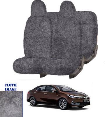 REPLEY Cotton Car Seat Cover For Toyota Corolla(Front Detachable Headrest, Without Back Seat Arm Rest, 5 Seater, 2 Back Seat Head Rests)