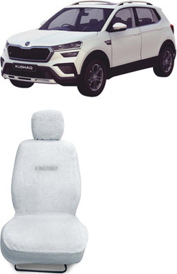 Kingsway Cotton Car Seat Cover For Skoda(Fixed Head Rest, 5 Seater)
