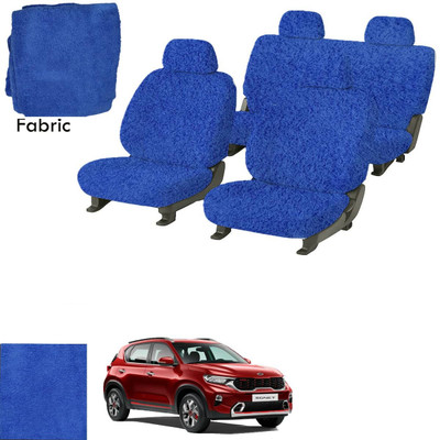 Crokrok Fabric Car Seat Cover For Kia Sonet(Front Detachable Headrest, Mono Back Seat, With Back Seat Arm Rest, 5 Seater, 2 Back Seat Head Rests)
