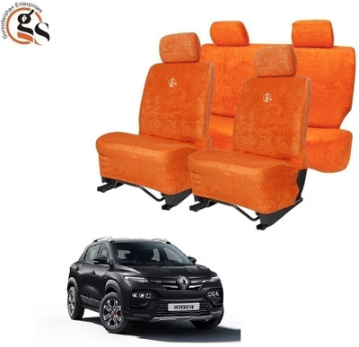 GSE Cotton Car Seat Cover For Renault Kiger(With Back Seat Arm Rest, 5 Seater, 3 Back Seat Head Rests)