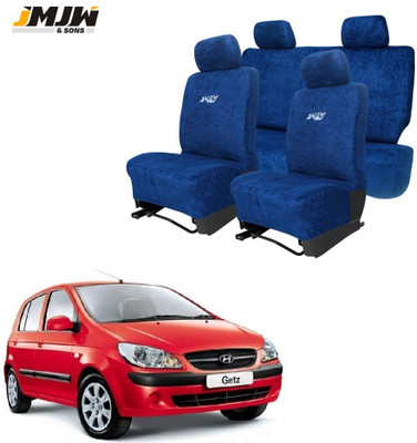 JMJW & SONS Cotton Car Seat Cover For Hyundai Getz(Front Detachable Headrest, Mono Back Seat, Without Back Seat Arm Rest, 5 Seater)