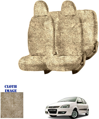 REPLEY Cotton Car Seat Cover For Tata Indica V2(Front Detachable Headrest, Without Back Seat Arm Rest, 5 Seater, 2 Back Seat Head Rests)