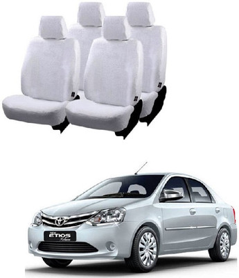 Autohug Cotton Car Seat Cover For Toyota Etios(Front Detachable Headrest, Mono Back Seat, Without Back Seat Arm Rest, 5 Seater, 2 Back Seat Head Rests)