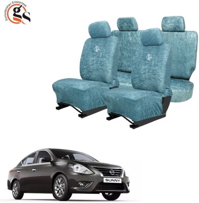 GSE Cotton Car Seat Cover For Nissan Sunny(All Detachable Headrest, Mono Back Seat, With Back Seat Arm Rest, 5 Seater, 2 Back Seat Head Rests)