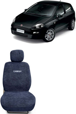 Kingsway Cotton Car Seat Cover For Fiat Punto(Fixed Head Rest, 5 Seater)