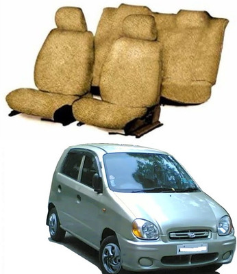 Autohug Cotton Car Seat Cover For Hyundai Santro(All Detachable Headrest, Mono Back Seat, Without Back Seat Arm Rest, 5 Seater, 2 Back Seat Head Rests)