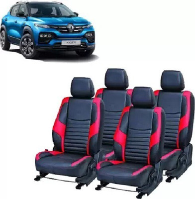 autodesign PU Leather Car Seat Cover For Renault Kiger(With Back Seat Arm Rest, 5 Seater, 2 Back Seat Head Rests)