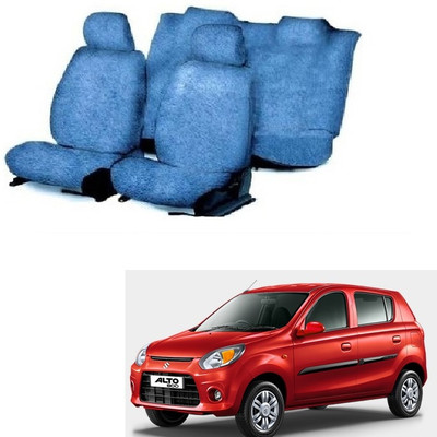 Autohug Cotton Car Seat Cover For Maruti Alto 800(Fixed Head Rest, Mono Back Seat, Without Back Seat Arm Rest, 5 Seater, 2 Back Seat Head Rests)