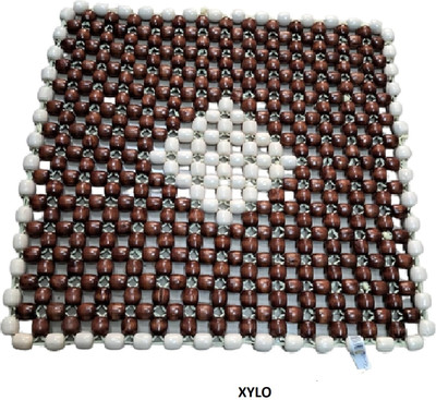 Q1 Beads Wooden Car Seat Cover For Mahindra Xylo(NA, Mono Back Seat, Without Back Seat Arm Rest, 1 Seater)