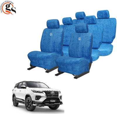 GSE Cotton Car Seat Cover For Toyota Fortuner(All Detachable Headrest, Split Back Seat, With Back Seat Arm Rest, 7 Seater, 2 Back Seat Head Rests)