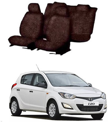 Autohug Cotton Car Seat Cover For Hyundai i20(Front Detachable Headrest, Mono Back Seat, Without Back Seat Arm Rest, 5 Seater)